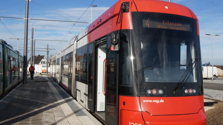 Strassenbahn in Nuernberg