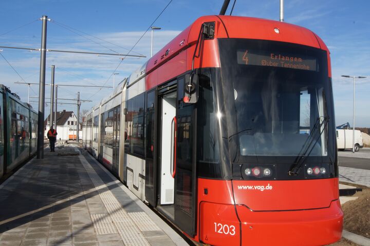 Strassenbahn in Nuernberg