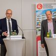 Pressekonferenz zur GBV-Baubilanz 2021 im Presseclub Concordia am 6. April 2022.