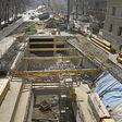 U-Bahn Baustelle in der Landesgerichtsstraße