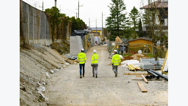 Auf der Baustelle