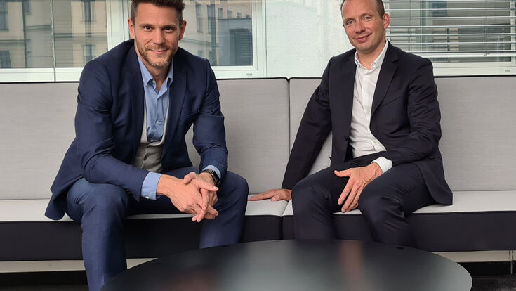 © FCP BILD zu OTS - Joachim Lansch?tzer und G?nther Achs (v.l.n.r.) setzen bei FCP auf Nachhaltigkeit, Klimaschutz und Digitalisierung.