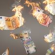 euro, fallen, fallend, fliegen, fliegend, geld, money