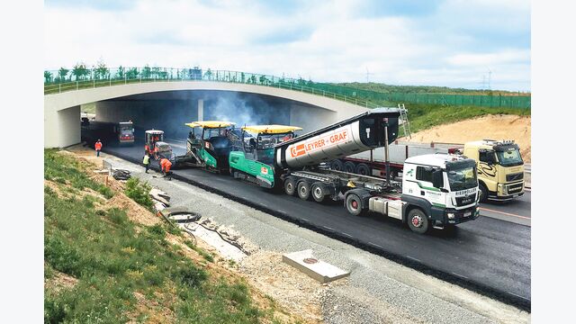 Bauarbeiten Ostautobahn
