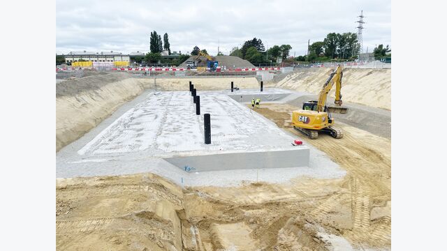Fundament Regenwassermanagement Serverfamr