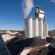 Factory for asphalt production near town Split in Croatia