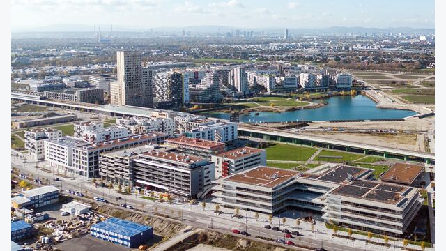 Seestadt Astern von oben
