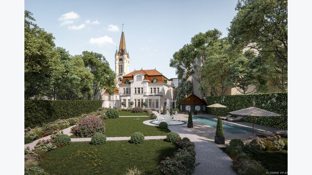 Denkmalschutz Villa Mautner Garten
