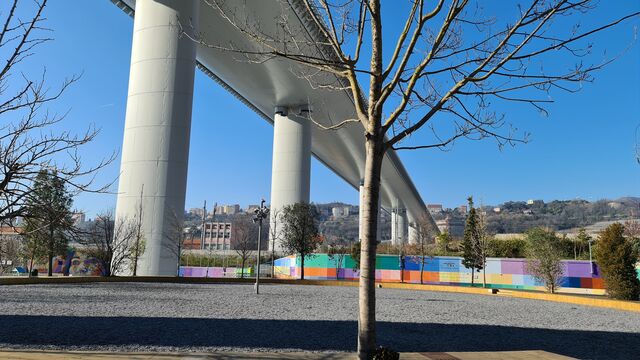 Die Ponte San Giorgio hat die Morandi-Brücke in Genua ersetzt.