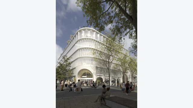Fertigstellung Außenansicht Signa Wien Lamarr