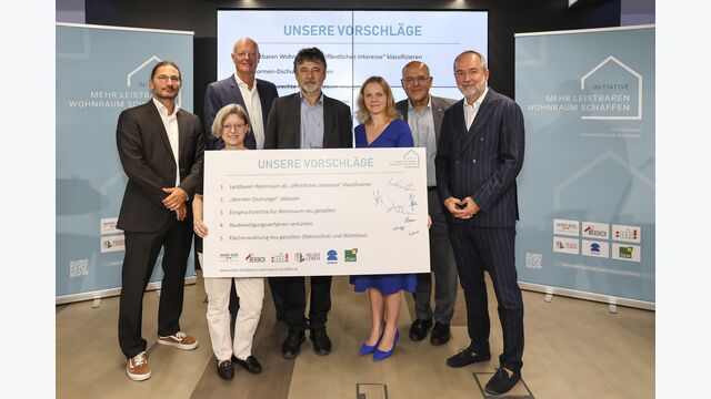 Gründung der neuen Initiative Leistbarer Wohnraum