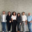 Personen im Bild v.l.n.r.: Anton Rieder (RIEDERBAU), Nino Ivic (SCALE), Renate Scheidenberger (SCA), Grassauer Simone (SCALE), Sylvia Knoll (RIEDERBAU), Röder Lukas (SCALE), Hagmann Elmar (Sedlak)