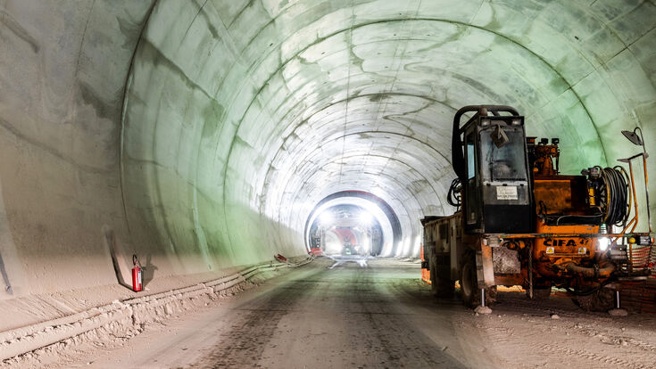 © BBT SE Einblick in den Brenner Basistunnel