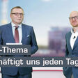 Dominik Müller (Zeppelin Rental Ö) im Gespräch mit Thomas Pöll (WEKA Industrie Medien | Solid