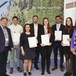 FSV Preis 2023 v.L.n.R: Martin Car/FSV, Jan Christopher Schatzl, Nathalie Sagasser, Martin Smoliner, Sophie Astner, Rodrigo Díaz Flores, Olja Barbir, Vera Hofbauer/BMK