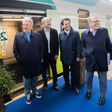 Download von www.picturedesk.com am 01.12.2023 (15:36). ABD0013_20220408 - WIEN - ?STERREICH: vlnr.: Westbahn-Miteigent?mer Hans Peter Haselsteiner, GF Thomas Posch, GF Florian Kazalek und AR Erhard Grossnigg am Freitag, 08. April 2022, anl. einer PK der Westbahn zum Thema "N?chster Halt M?nchen - Streckenerweiterung nach M?nchen" in Wien. - FOTO: APA/GEORG HOCHMUTH - 20220408_PD2295 - Rechteinfo: Rights Managed (RM)