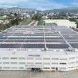 PV-Anlage am Dach von Haslinger Stahlbau