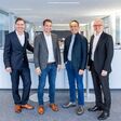 Die neue Geschäftsführung der Rhomberg Bau Holding mit Christoph Lienhart, Tobias Vonach, Hubert Rhomberg und Matthias Mossbrugger.
