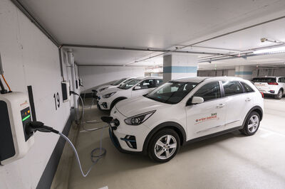 © Wien Energie/Christian Hofer E-Autos laden in Garage