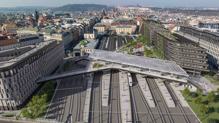 Strabag Prag Bahnhof