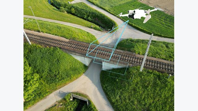 Bestandserfassung Brücke mit Drohne