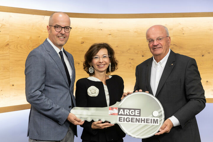 Auftakt-Pressekonferenz der ARGE Eigenheim Foto: Franz Neumayr 11.09.2024