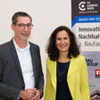 Claudia Link, Departmentleiterin Bauen und Gestalten der FH Campus Wien und Martin Stopfer, Leiter Bauherrnmanagement der FH Campus Wien