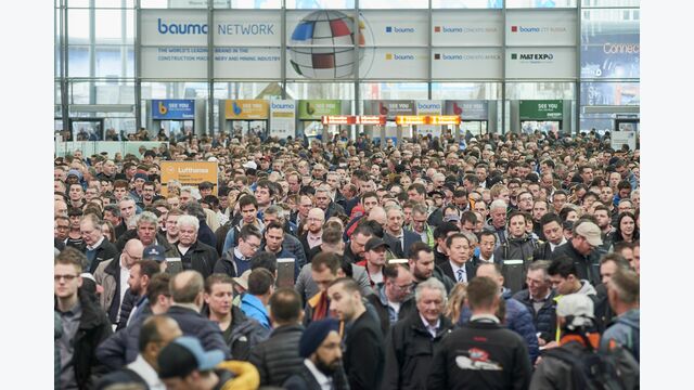 Eingang West, BAUMA, 08.04.2019