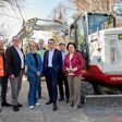 Gruppenfoto Baustelle