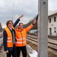 Michael Wardian (Kirchdorfer) und Judith Engel (ÖBB Infra)