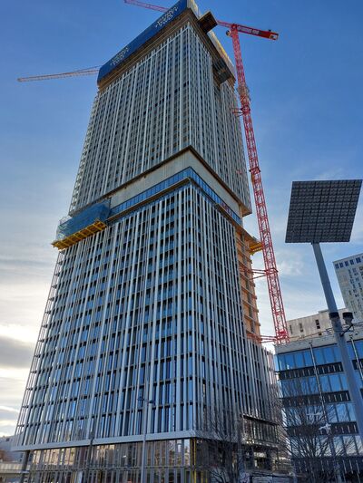 © Thomas Lorenz ZT Baufortschritt Fassade Vienna 22