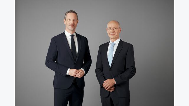 Asfinag-Vorstände Herbert Kasser und Hartwig Hufnagl