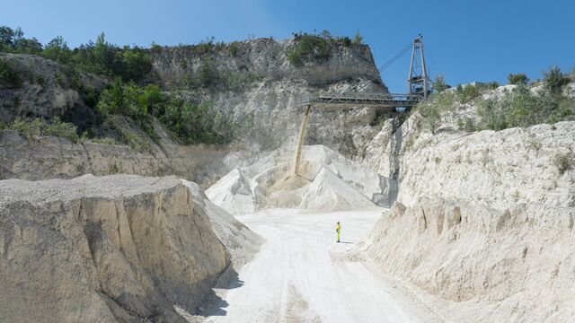 Im Holcim Steinbruch