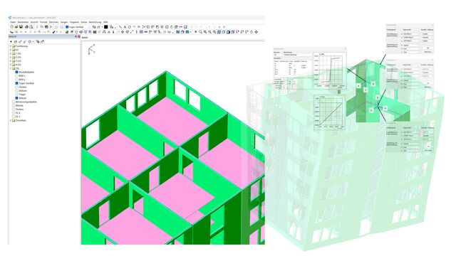 Abbildung Info CAD, Screenshot eines Bildschirms