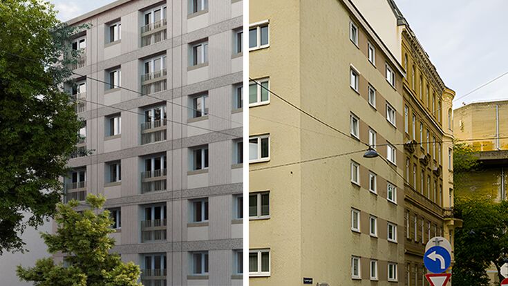 Fassade Holzbaumodule