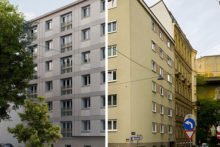 Fassade Holzbaumodule