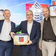 Im Bild v.l.n.r.: Rudolf Ofenschiessl, Verkaufsleitung Baumit GmbH; Georg Bursik, Gesch?ftsleitung Baumit GmbH; Roman Stickler, Marketingleitung Baumit Group