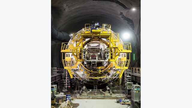 Tunnelbau Swietelsky Maschine