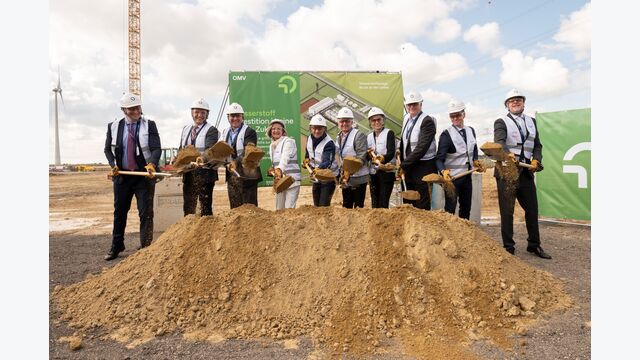 Spatenstich Bruck an der Leitha größte Elektrolyseanlage