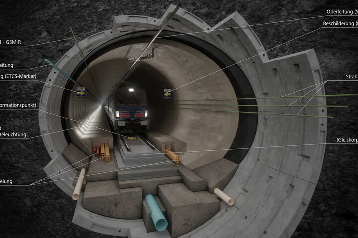 SBT Tunnelausruestung Semmering-Basistunnel