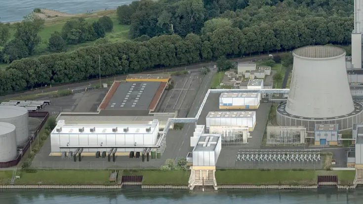 Flusswasserwaermepumpe Strabag Rhein