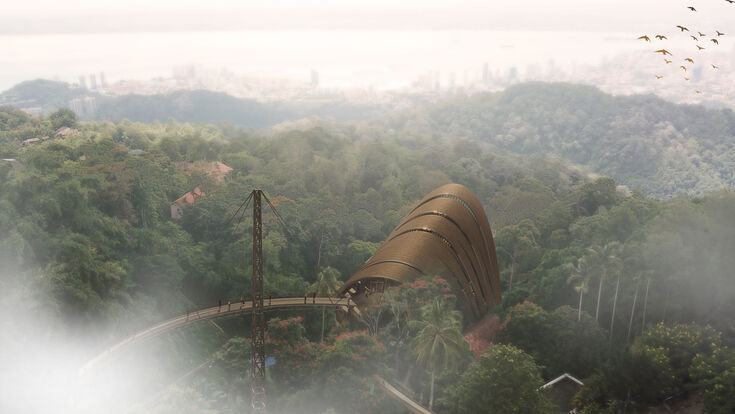 Top Station Penang Hill Cable Car