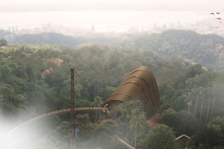 Top Station Penang Hill Cable Car