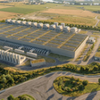 So soll Googles Rechenzentrum in Kronstorf nach dem derzeitigen Planungsstand aussehen. Die erste Ausbaustufe ist mit bis zu 150 Megawatt Anschlussleistung vorgesehen, für einen möglichen Vollausbau nennt Google bis zu 500 Megawatt.