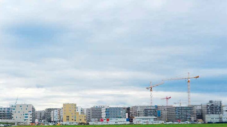 Aspern Baustelle wohnen wohnbau