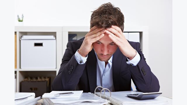 Büroarbeit kompliziert