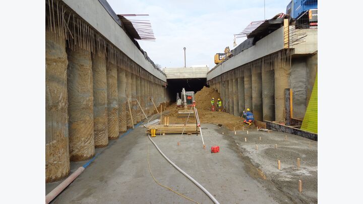 U-Bahn U-Bahnbau Tiefbau U1 Verlängerung Porr Porr AG Wien Wiener Linien Wiener Stadtwerke Infrastruktur Troststraße Altes Landgut Alaudagasse Neulaa Oberlaa Therme Wien