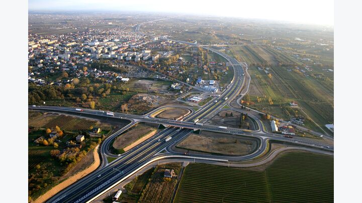 Porr Polen Verkehrsknoten Brücke Straße