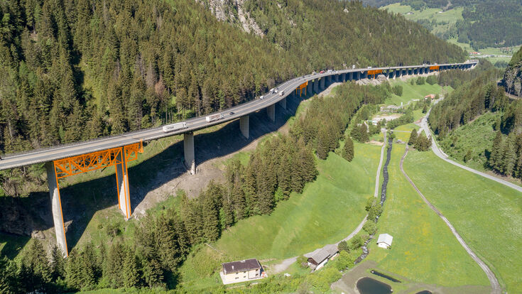 © ASFINAG/EQ-Vis Luegbrücke Brücke Asfinag