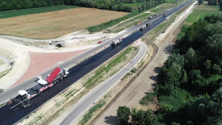 © Strabag SE Straße Ausbau Autobahn